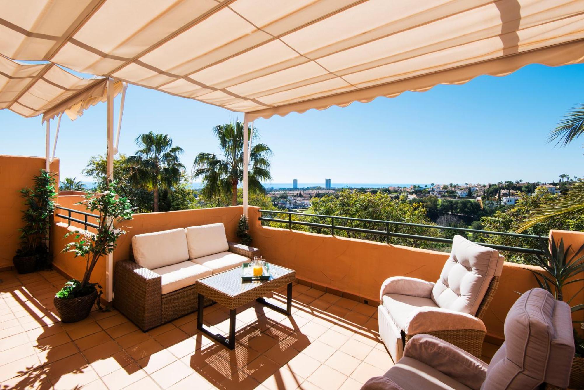 Rentandhomes Penthouse Elviria Golf Marbella Exterior foto