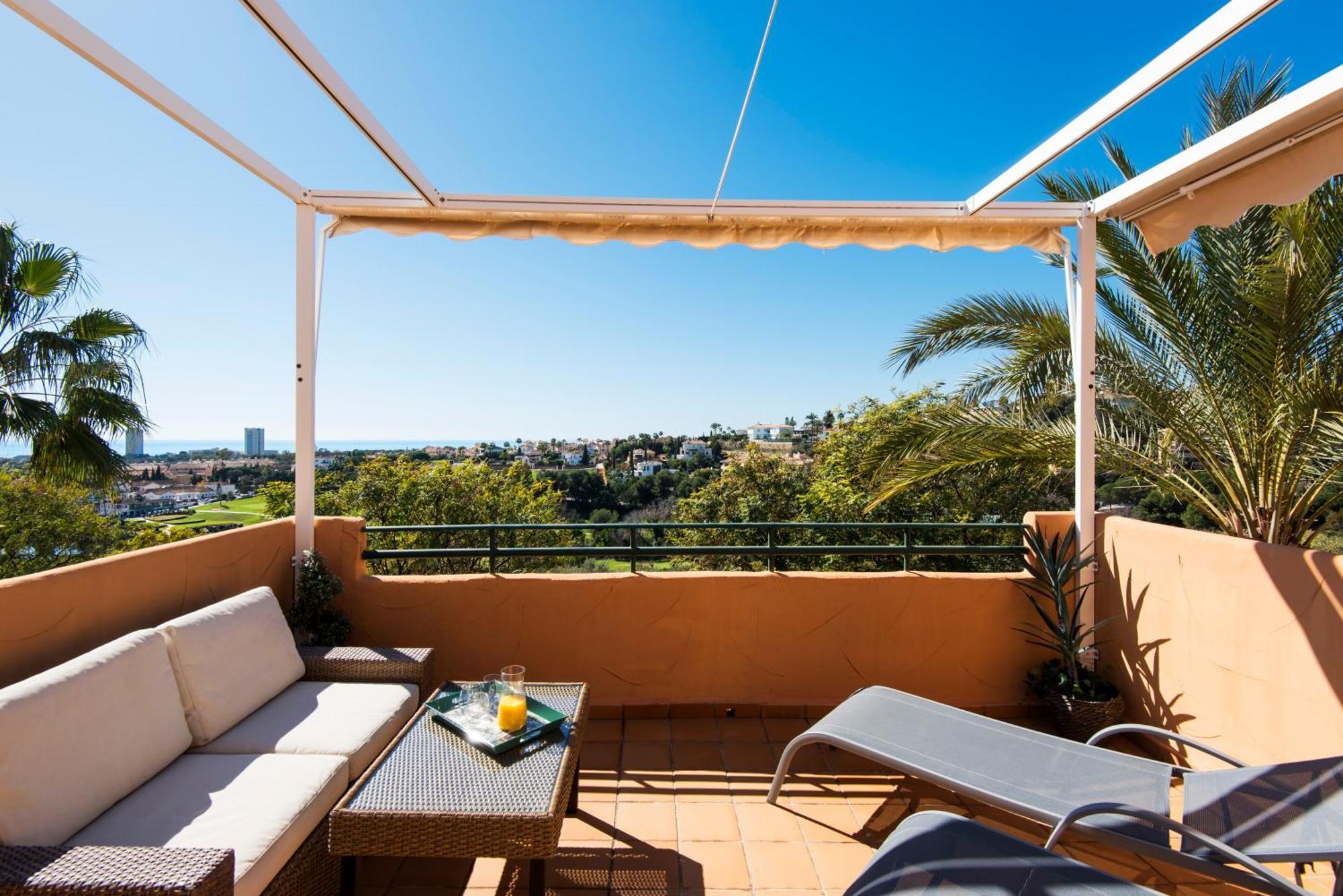 Rentandhomes Penthouse Elviria Golf Marbella Exterior foto